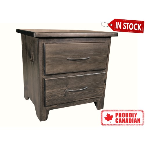 Yale 2 Drawer Stocking Nightstand